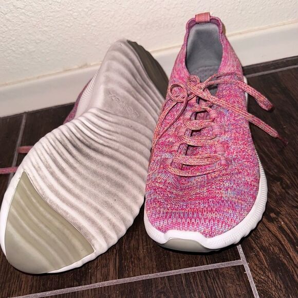 WOMEN'S AETREX CARLY SNEAKERS | PINK sz 9-9.5 - Picture 3 of 6